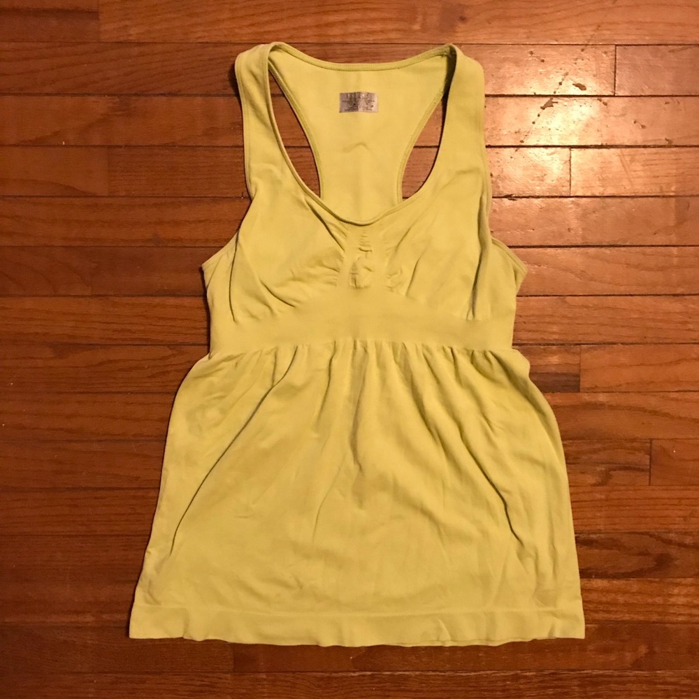 Athleta tank top lime green medium